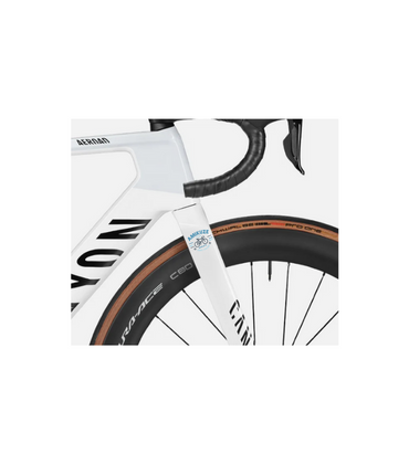Sticker Amikuze Velo 4/3,6 Blanc et Bleu