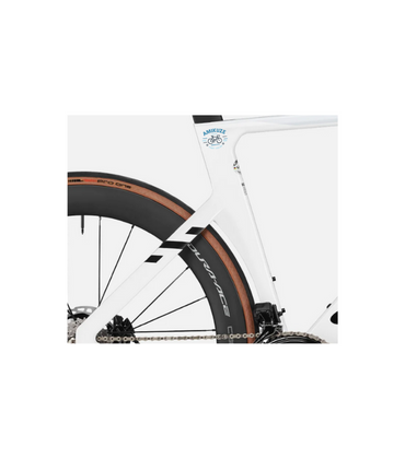 Sticker Amikuze Velo 4/3,6 Blanc et Bleu